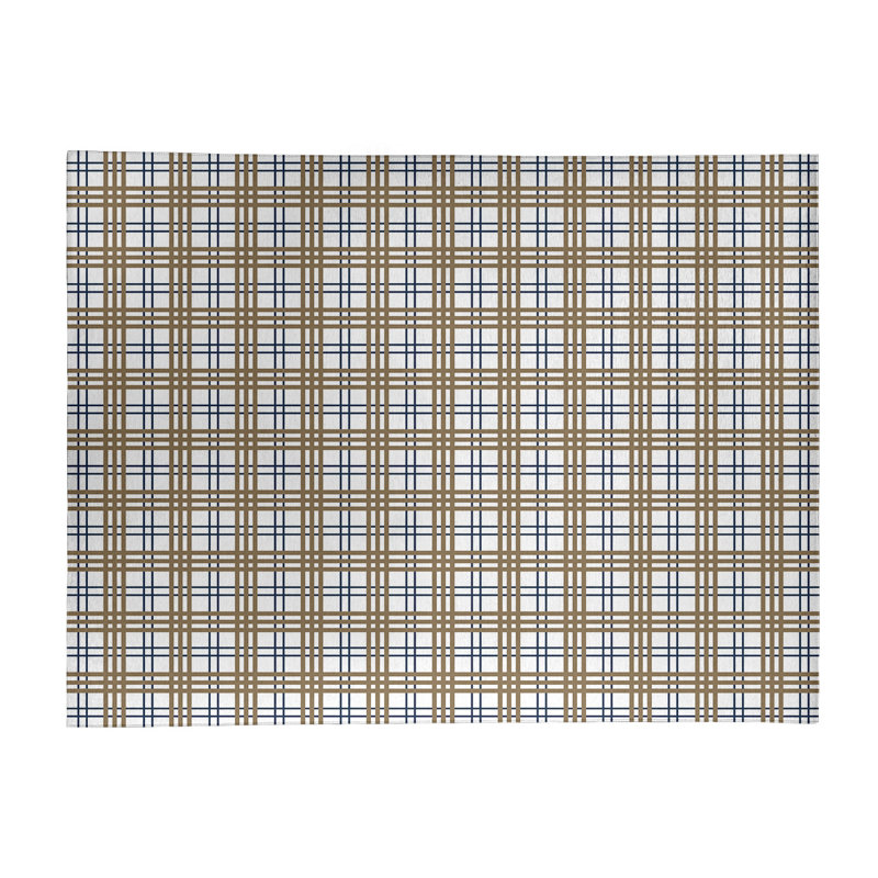 Plaid Indoor Rug, Rectangle 8' x 10'