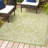 Massimo Bohemian Medallion Textured Weave Green/Cream Indoor/Outdoor Rug-1171382055