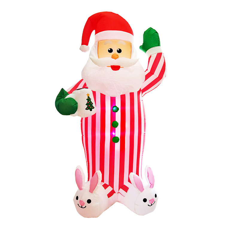 Good Morning Santa Inflatable