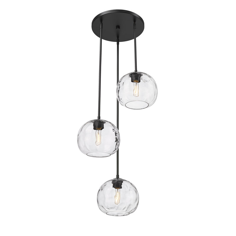 Lustre gradué à 3 lumières à intensité variable Jemnice