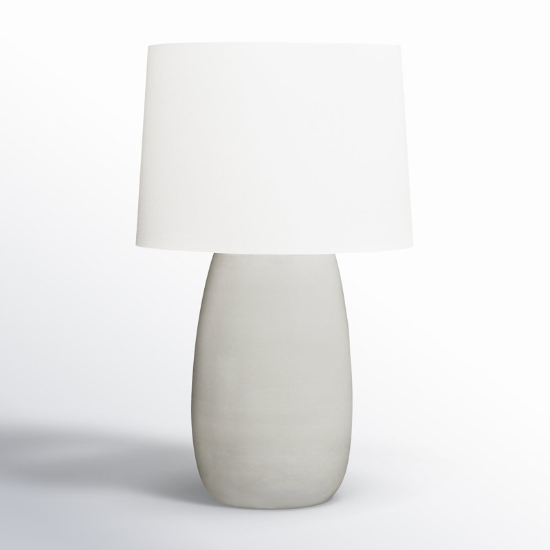 Roma Table Lamp, Gray