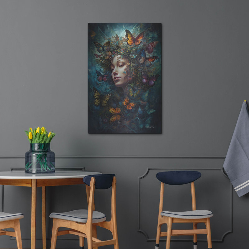 «Butterfly Dream» par Momart, August Grove, H 36 po x l 24 po