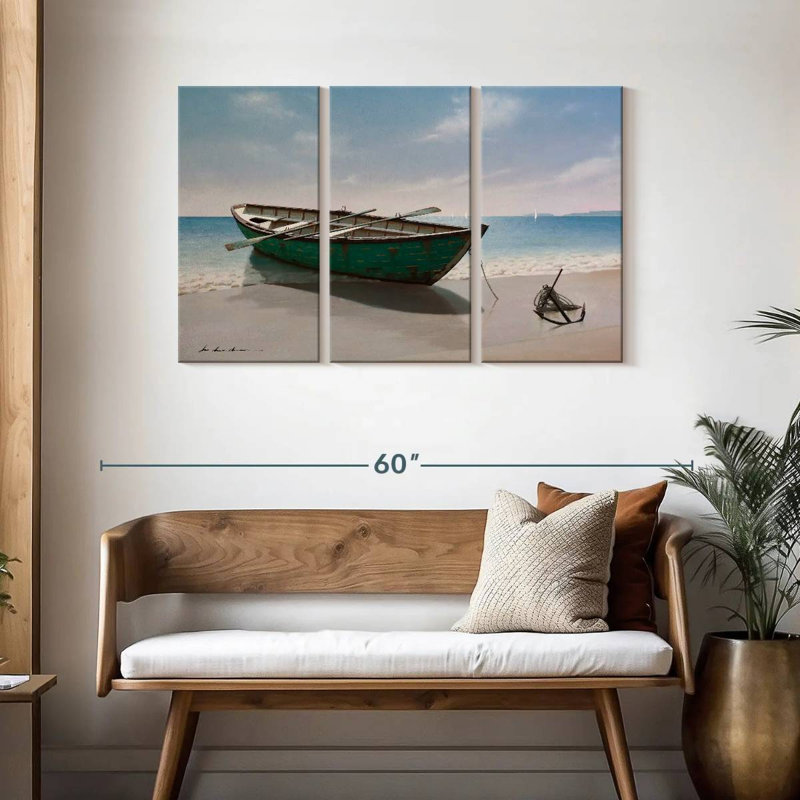 Mehar Green Boat, 28" H x 45" W