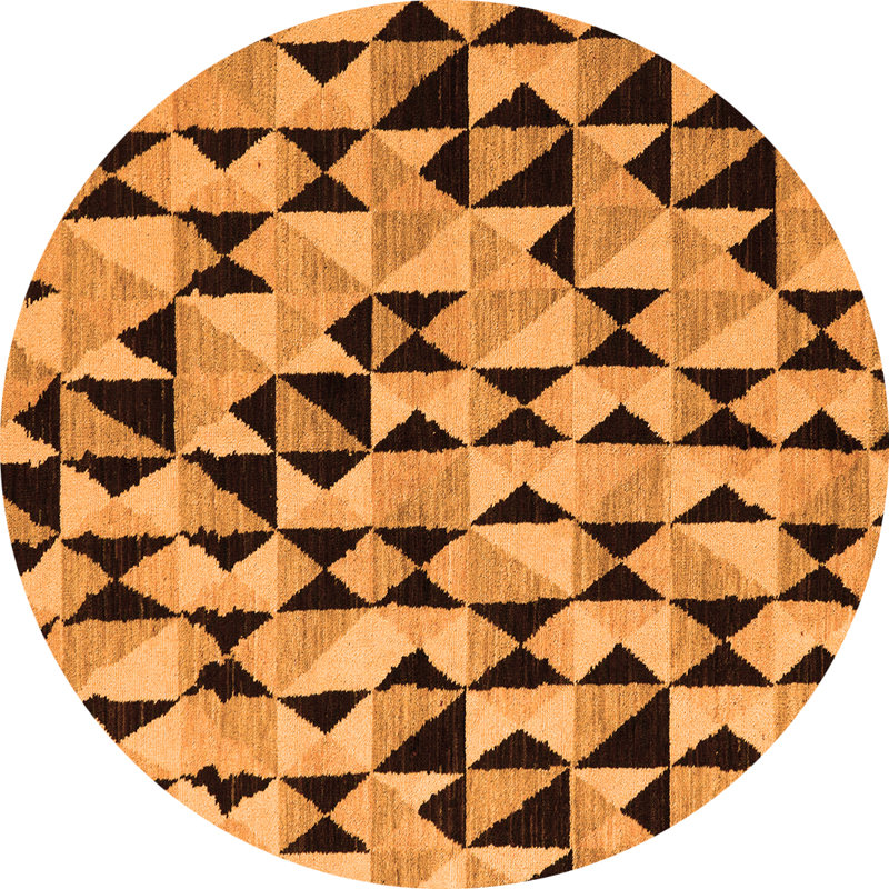 Jonney Abstract Indoor Rug, Round 6'