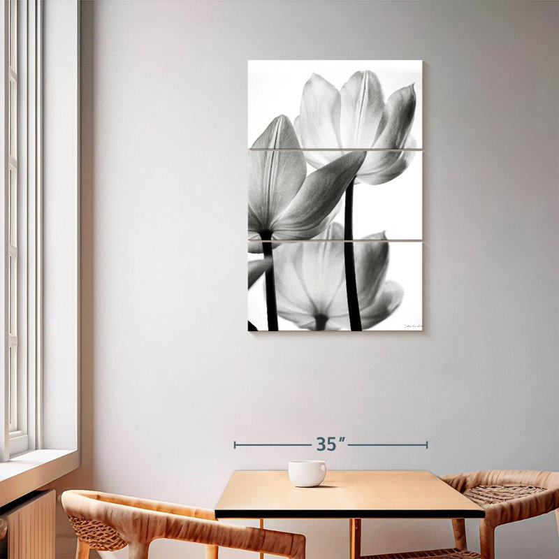 Harnek Translucent Tulips I, 57" H x 36" W