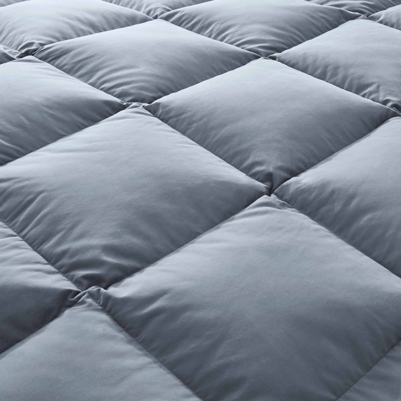 Steel Gray Twin Microfiber Duvet for Adults