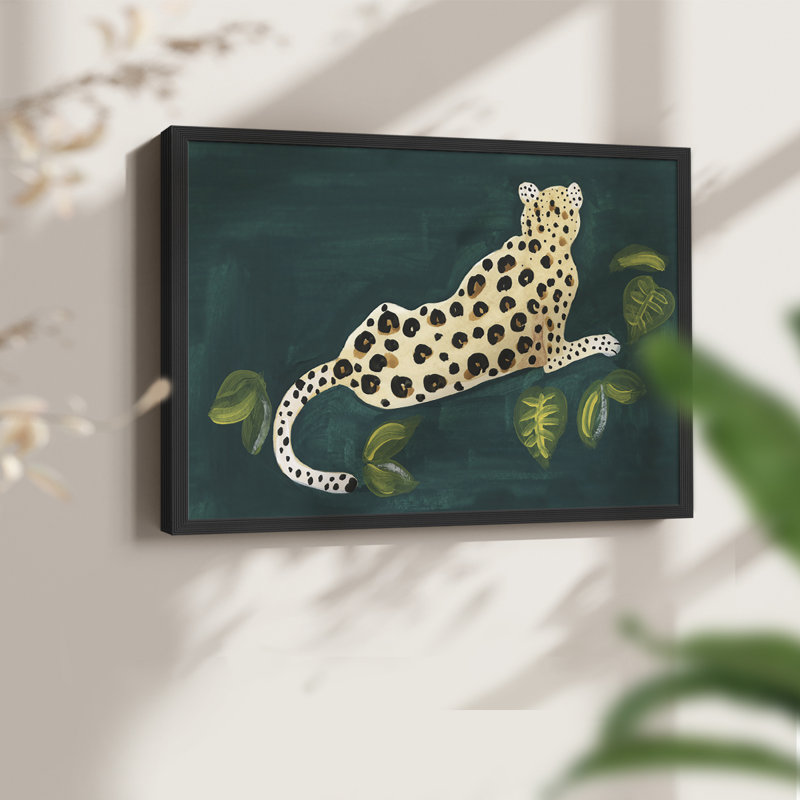 Lethargic Leopard I -Framed Print - Restickable
