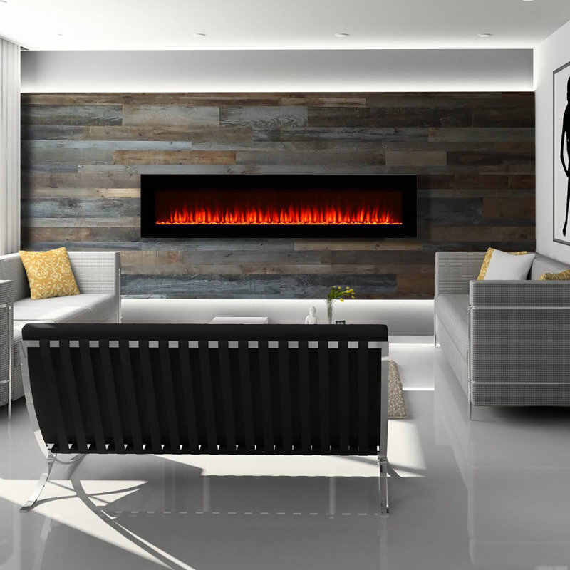 Paramount Smart Premium Electric Fireplace, 72IN
