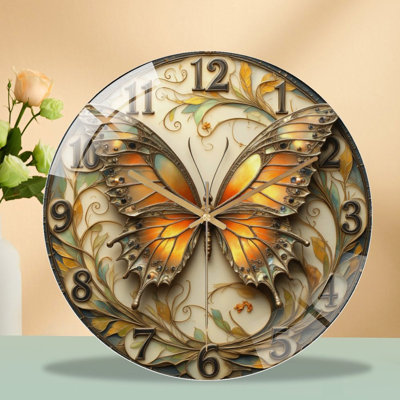 Horloge murale Butterfly