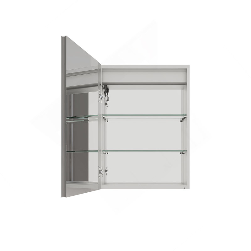 Bathroom Medicine Cabinet With LED Mirror, Anti-Fog, Waterproof, 3000K~6000K