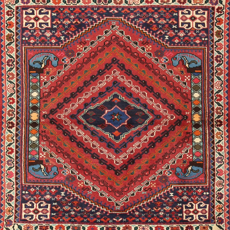 Oriental Indoor Rug, Square 7'