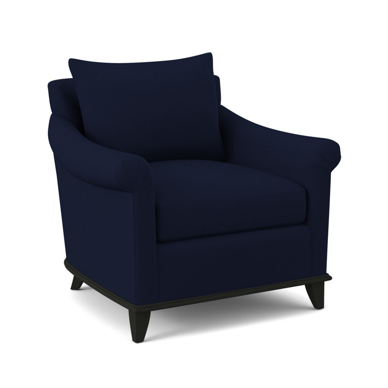 Drake Upholstered Armchair, Espresso, Margaret Uniform