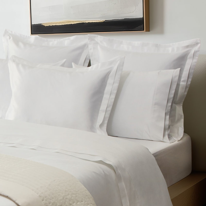 Luxor 100% Giza Cotton, 1000 TC Sateen, Shams, King
