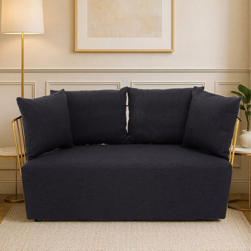 Grabill 2 Seater Sofa, Grey
