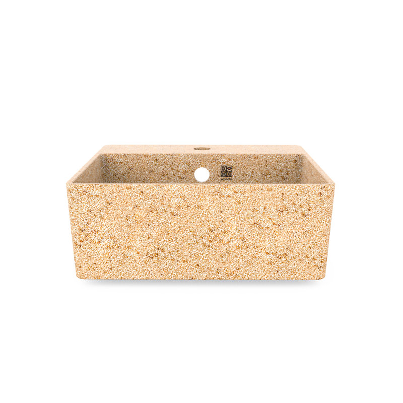 Cube40 15.75'' L Bathroom Sink, Light Natural