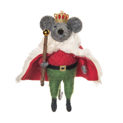 Figurine souris avec cape