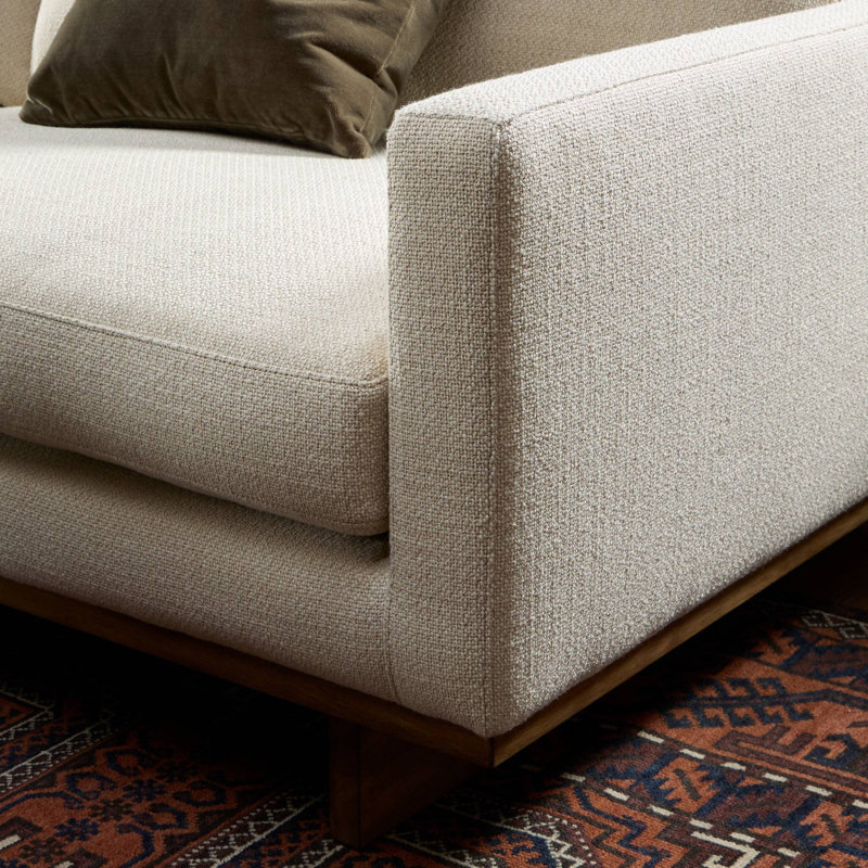 Everly Sofa, Irving Taupe, Antique Cocoa