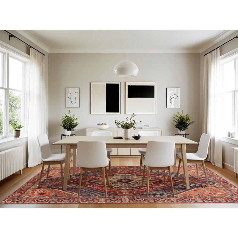 Oriental Indoor Rug, Rectangle 7' x 10'