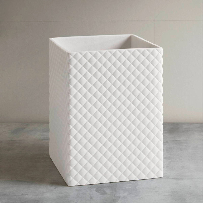 Ensemble d'accessoires de salle de bain, blanc, Blanc