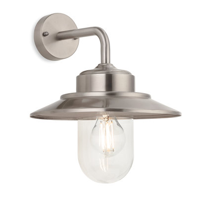 20cm H Outdoor Armed Sconce