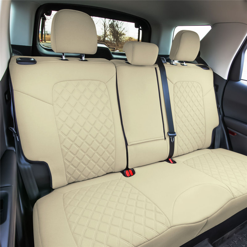 Neoprene Car Seat Covers Rear Set Custom Fit for 2021-2024 Ford Bronco Sport, Blue