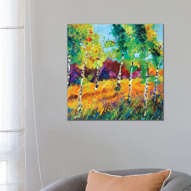 Aspen Trees 1 Piece Wrapped Canvas Painting, 66.04 cm H x 66.04 cm W x 1.91 cm D