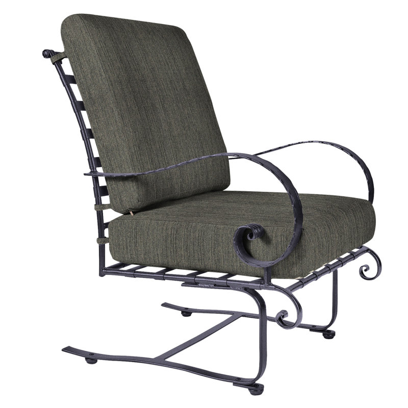 Classico Outdoor Lounge Chair, Graphite, Flagship Stone Sunbrella®