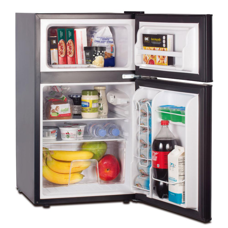 CURTIS 3.2 Cubic Feet Freestanding Mini Fridge with Freezer