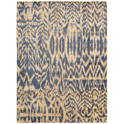 Tapis indigo marocain