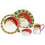Old St. Nick Handmade Dinnerware Set - Service for 1