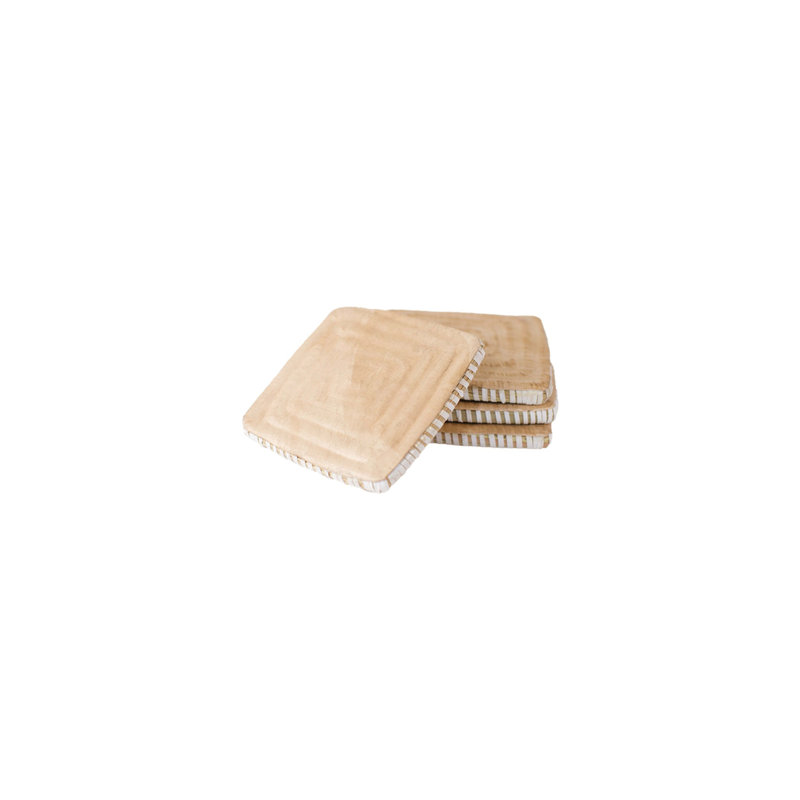 Ensemble de sous-verres The Winter Reuge, Naturel