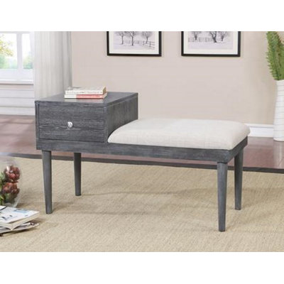 Banc de rangement en bois Broadwater