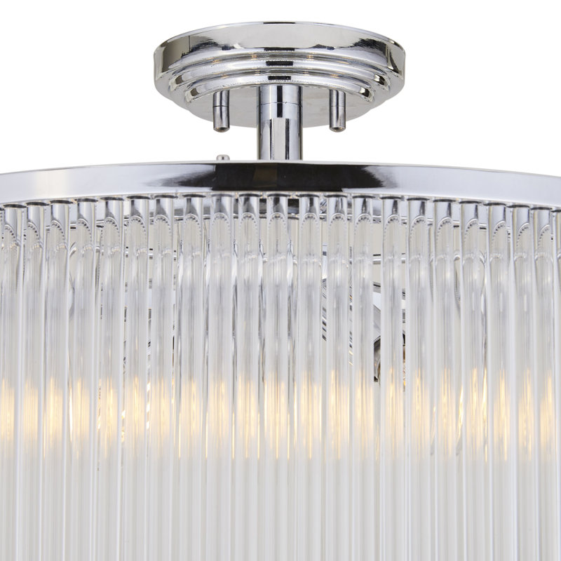 Tessa, 5 lumières, Chrome poli, H 12,6 po x l 12,6 po x P 16,3 po