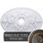 Endurathane Alexa Ceiling Medallion, 30 3/4"W x 21/14"H x 3 7/8"ID x 1 5/8"P (Fits Canopies up to 5 5/8"), Hand-Painted Bronze Blue Patina Finish-28578590