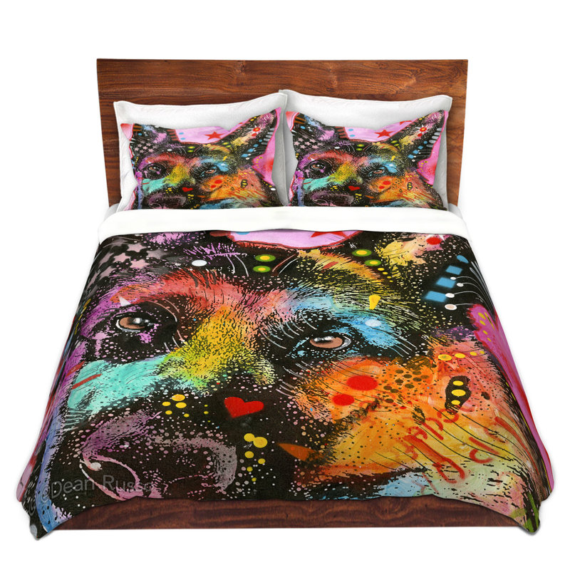 Ensemble de housse de couette DiaNoche en microfibre par Dean Russo - Berger allemand 25