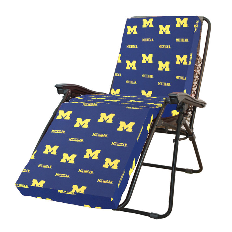 Coussin de salon méridienne d’intérieur/d’extérieur michigan NCAA