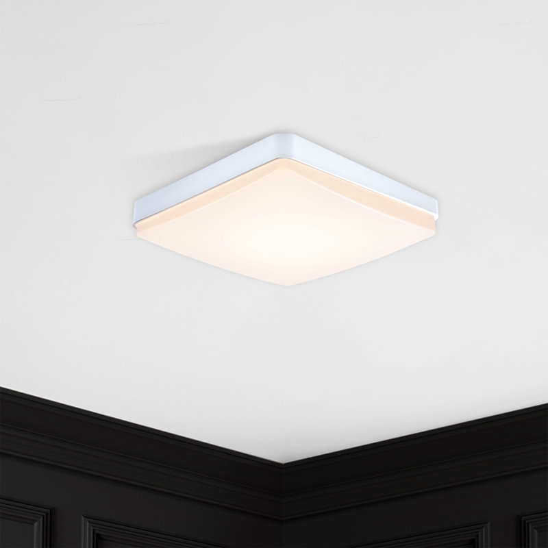 Plafonnier encastré 1 lumière DEL 16 po