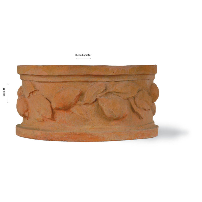 Zachariah Fiberglass Cachepot, Small