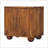 Solid Wood Solis Fluted Cabinet,Brown,2-Drawers