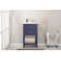 Eakins 20'' Single Bathroom Vanity with Porcelain Top