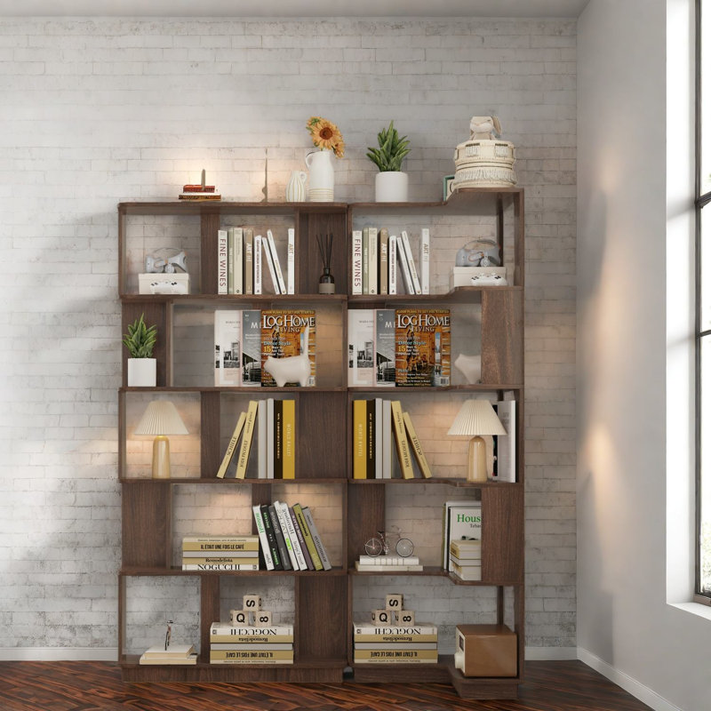 Bibliothèques modernes et multifonctionnelles, conception en MDF, peu encombrant