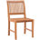 Knouse Outdoor Teak Dining Side Chair