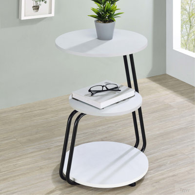 Table d'appoint ronde à 3 niveaux Dixon