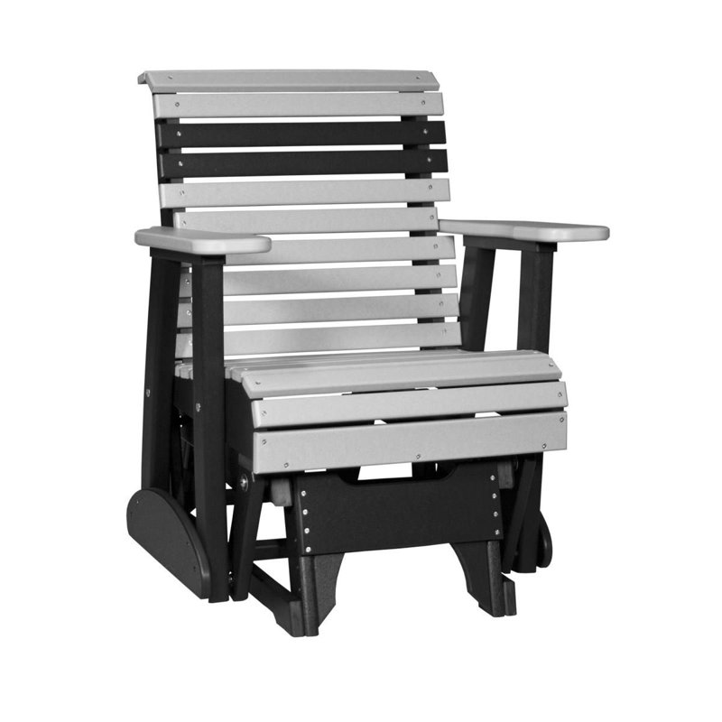 Chaise coulissante simple Arti, Gris tourterelle / noir