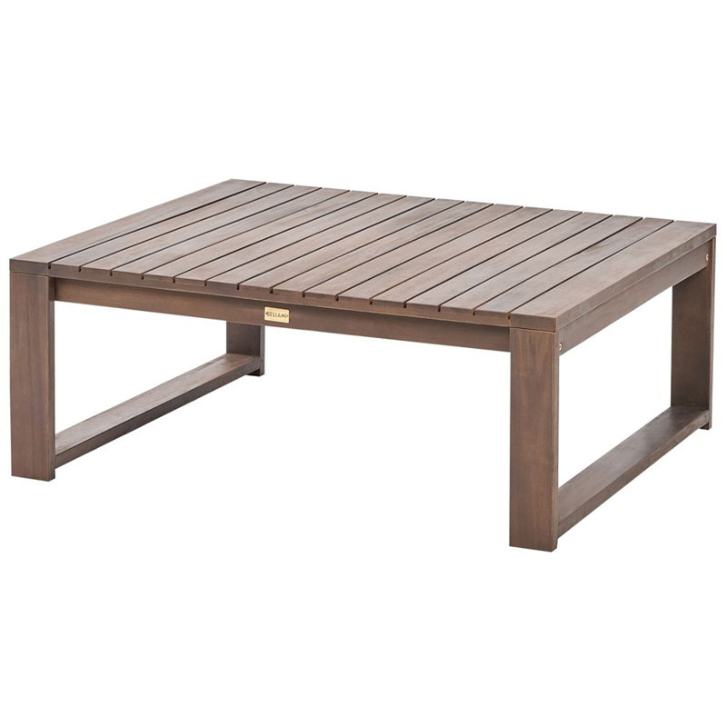 Rectangular Acacia Outdoor Coffee Table , 90cm cm W cm D, Dark Brown