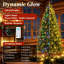 Sapin de Noël artificiel Nordmann de 1,80 m avec charnières, branches réalistes en polyéthylène, éclairage DEL bicolore préilluminé avec 11 modes personnalisables et télécommande pour la décoration de Noël de la maison-51903843