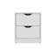 Table de chevet 2 tiroirs, table de bout, table d'appoint Basilea-22220298