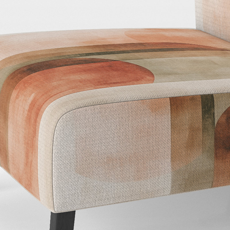 Fauteuil de chambre Abstract Modern, Slipper Armless