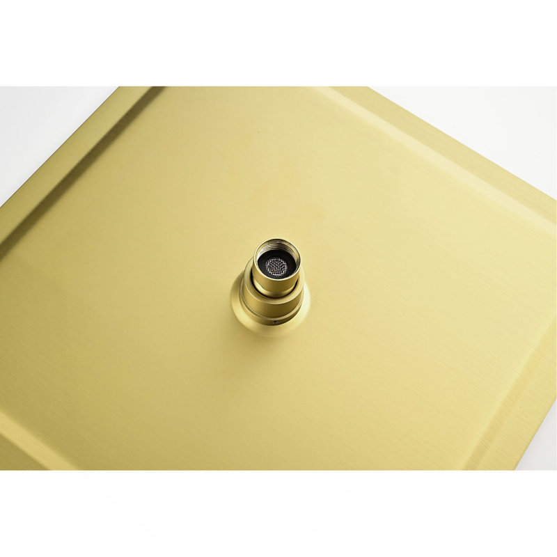 Pomme de douche à pluie 10 po, Brushed Gold