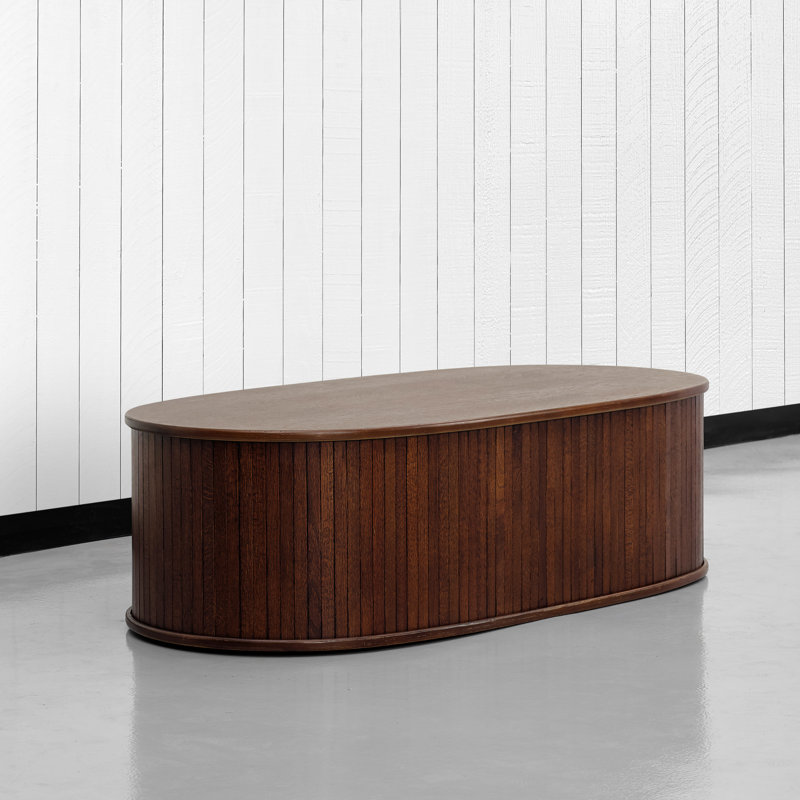Table basse Stream, Noyer foncé